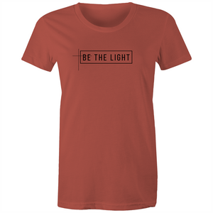 Be The Light - Women's Maple Tee