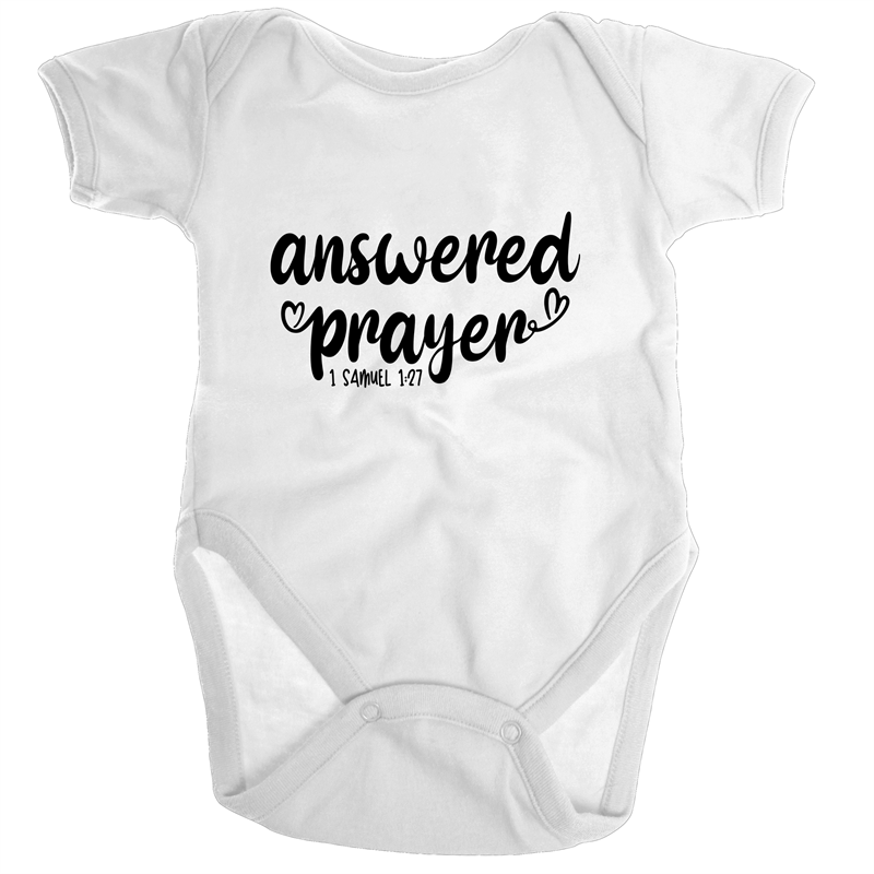 Answered Prayer - Organic Baby Romper Onesie